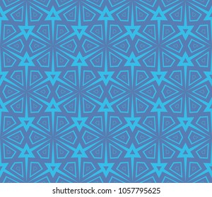 Seamless modern vector illustration with geometric ornament.