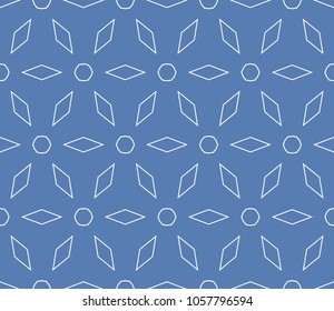 Seamless modern vector illustration with geometric ornament.