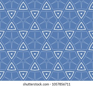 Seamless modern vector illustration with geometric ornament.