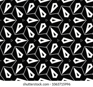 Seamless modern vector illustration with geometric ornament.