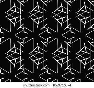 Seamless modern vector illustration with geometric ornament.