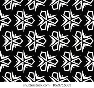 Seamless modern vector illustration with geometric ornament.