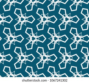 Seamless modern vector illustration with geometric ornament.