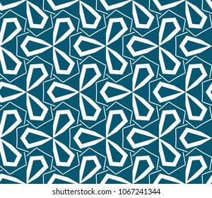 Seamless modern vector illustration with geometric ornament.