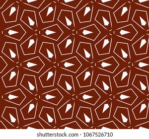 Seamless modern vector illustration with geometric ornament.