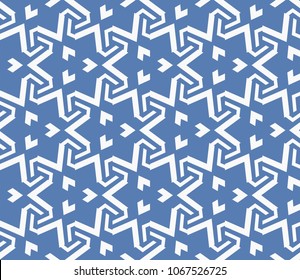 Seamless modern vector illustration with geometric ornament.
