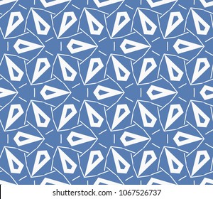 Seamless modern vector illustration with geometric ornament.