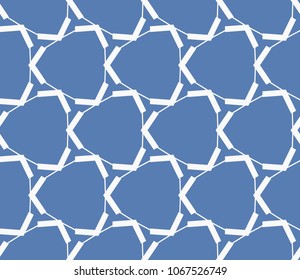 Seamless modern vector illustration with geometric ornament.