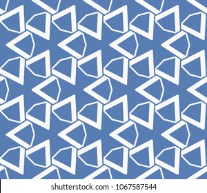 Seamless modern vector illustration with geometric ornament.