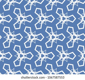 Seamless modern vector illustration with geometric ornament.