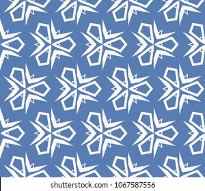 Seamless modern vector illustration with geometric ornament.