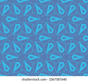 Seamless modern vector illustration with geometric ornament.