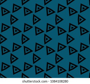 Seamless modern vector illustration with geometric ornament.