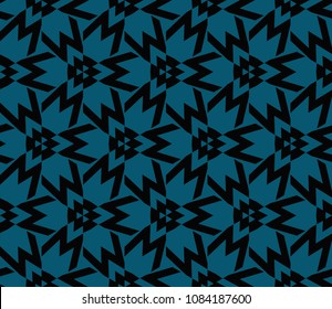 Seamless modern vector illustration with geometric ornament.