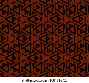 Seamless modern vector illustration with geometric ornament.