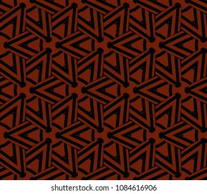 Seamless modern vector illustration with geometric ornament.
