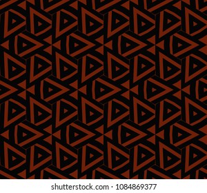 Seamless modern vector illustration with geometric ornament.