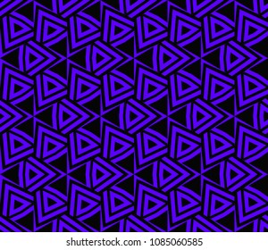 Seamless modern vector illustration with geometric ornament.
