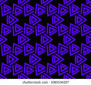 Seamless modern vector illustration with geometric ornament.