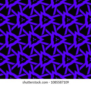 Seamless modern vector illustration with geometric ornament.