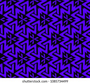 Seamless modern vector illustration with geometric ornament.