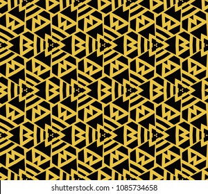 Seamless modern vector illustration with geometric ornament.