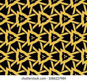 Seamless modern vector illustration with geometric ornament.