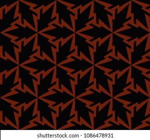 Seamless modern vector illustration with geometric ornament.