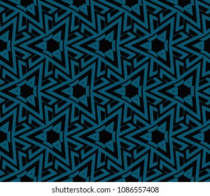 Seamless modern vector illustration with geometric ornament.