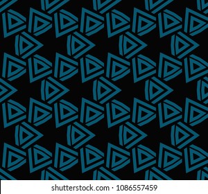 Seamless modern vector illustration with geometric ornament.