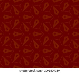 Seamless modern vector illustration with geometric ornament.