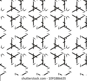 Seamless modern vector illustration with geometric ornament.