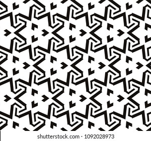 Seamless modern vector illustration with geometric ornament.