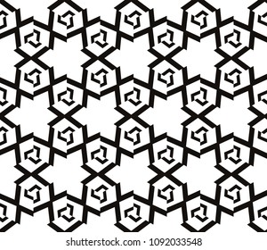 Seamless modern vector illustration with geometric ornament.