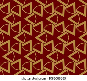 Seamless modern vector illustration with geometric ornament.