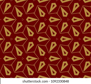 Seamless modern vector illustration with geometric ornament.