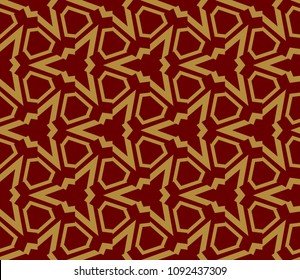 Seamless modern vector illustration with geometric ornament.