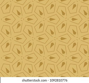Seamless modern vector illustration with geometric ornament.