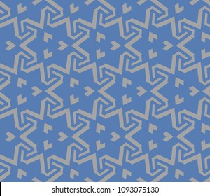 Seamless modern vector illustration with geometric ornament.