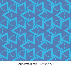 Seamless modern vector illustration with geometric ornament.