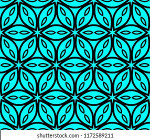 Seamless modern vector illustration with geometric ornament.
