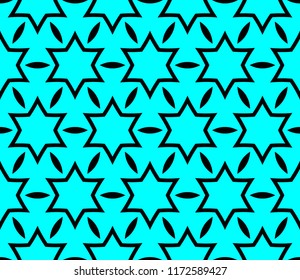 Seamless modern vector illustration with geometric ornament.
