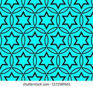 Seamless modern vector illustration with geometric ornament.