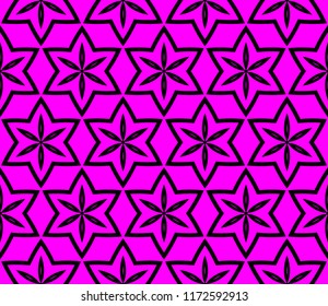 Seamless modern vector illustration with geometric ornament.