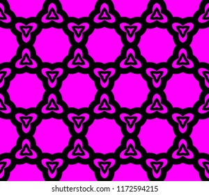 Seamless modern vector illustration with geometric ornament.