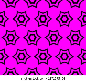 Seamless modern vector illustration with geometric ornament.