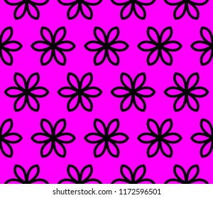 Seamless modern vector illustration with geometric ornament.