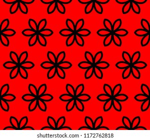 Seamless modern vector illustration with geometric ornament.