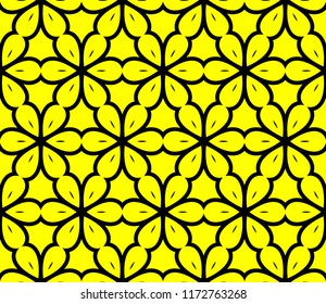 Seamless modern vector illustration with geometric ornament.