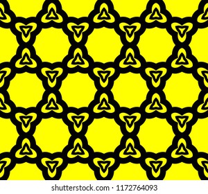 Seamless modern vector illustration with geometric ornament.